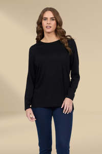 Clear Spring: Vassalli Ivey Merino Top Black
