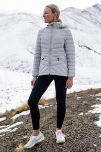 Cool Winter: PRE-ORDER Moke Cushla Packable Down Jacket Silver