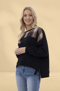 Clear Winter: Mi Moso Kylie Sweat Plaid