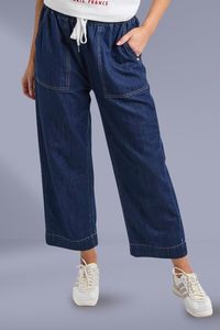 Elm Greta Slim Leg Denim Pants Extra Dark Wash