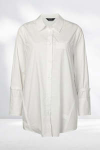 Deep Autumn: Marco Polo Essential Poplin Shirt White