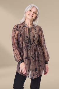 Lemon Tree Liza Top and Singlet Brown Shades