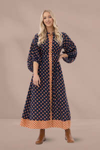 Modern: Mi Moso Jess Dress Geo Flora