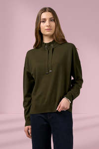 Madly Sweetly Circuit Sweater Khaki