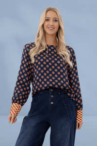 PRE-ORDER Mi Moso Finley Top Geo Flora