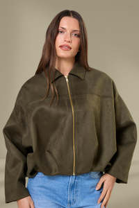 Stella and Gemma Gerri Jacket Kale