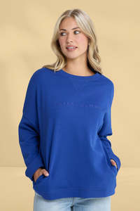 Stella Gemma: Stella and Gemma Newport Pocket Crew Cobalt Blue