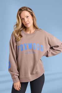 Foxwood Interval Crew Brown With Blue