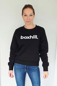 AS Colour Boxhill Relax Crew Black with White