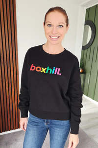 AS Colour Boxhill Relax Crew Black with Multi