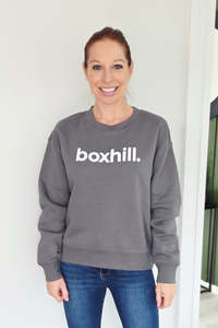 Cool Winter: AS Colour Boxhill Relax Crew Shadow with White