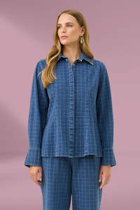 Isle of Mine Sloane Denim Shirt Check