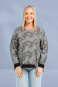 Romantic: Zafina Havana Top Floral Check