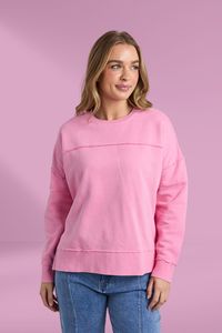 Foxwood Jayne Throw On Fleece Sea Pink