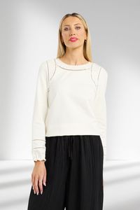 Et Alia: Et Alia Odette Top White