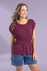 Elm Nelle Tee Merlot