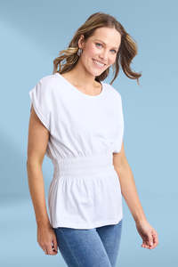 Elm Nelle Tee White