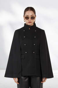 Fate and Becker Ellis Military Cape Black