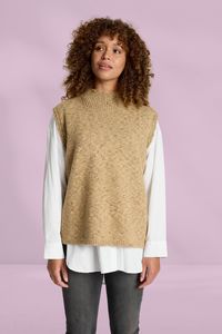 Eb and Ive Zarda Knit Vest Mocha