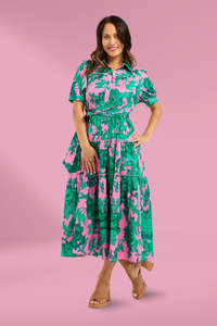 Clear Spring: Seduce Elise Dress Pink Jungle