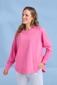 Clear Winter: Elm Established Crew Aurora Pink