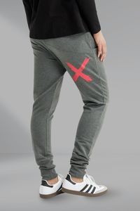 Homelee Winter Apartment Pants Charcoal with Coral X