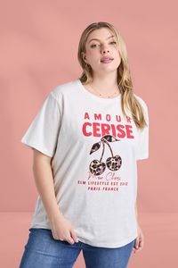 Flash Deals: Elm Amore Cerise Tee Marshmellow