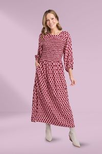 Elm Kiruna Dress Diamond Print