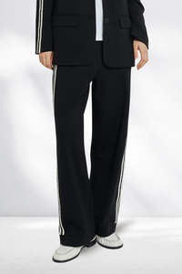 Betty Basics Bien Trim Joggers Black Trim
