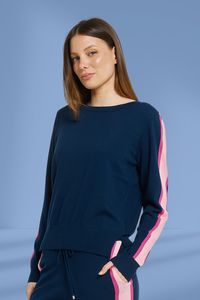 Betty Basics Lenore Sweater Navy