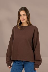 Clear Winter: All About Eve AAE Washed Boxed Crew Brown