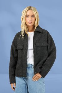All About Eve Lane Jacket Washed Black