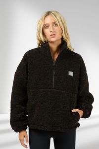 Clear Winter: All About Eve Into The Wild Fleece 1/4 Zip Print
