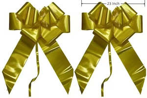 Real Estate Settlement Gifts: Elegant Gold Door Bow – Celebrate in Style - Arriving Soon