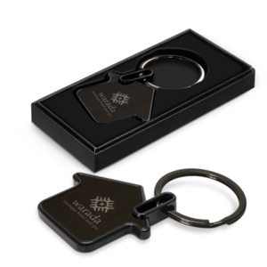 Welcome Home Capital Key Ring – Perfect Realtor Gift