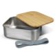 B&T Stainless Steel Lunch Box with Bamboo Lid (1.1L)
