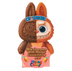 Chocobubu: Chocolate Labubu with Mango filling and Popping Candy
