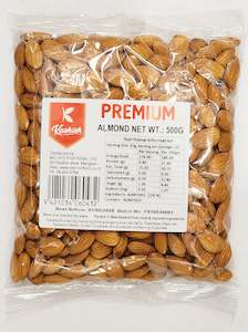 Nuts Seeds: Kashish Almonds 500g ( Only two allowed per person)