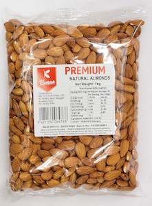 Nuts Seeds: Kashish Almonds 1kg ( Only 1 allowed per person)