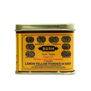 Bush Lemon Yellow Food Colour 100g