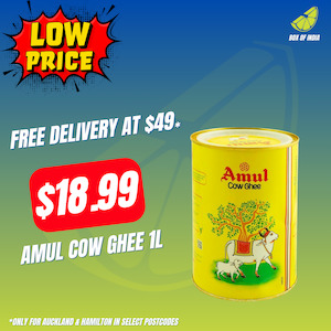Panchon Ungliyan Ghee Mein Ghee: Amul Cow Ghee 1L
