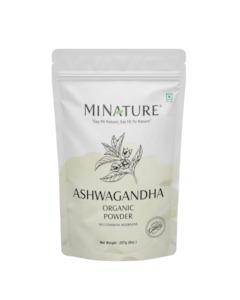 Ayurvadic Range: Organic Ashwagandha Powder 227g - USDA Certified