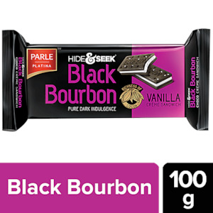 Parle Collection: Parle Hide & Seek Black Bourbon Vanilla 100g