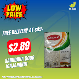 Sooji Besan Other Flours 1: Sabudana 500g (Gajanand)