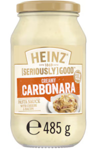 Heinz Pasta Sauce Carbonara 485g