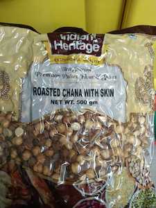Makhana Collection: Indian Heritage Roasted Chana with Skin 500g