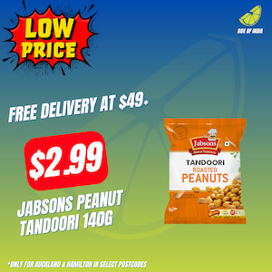 Jabsons Snacks: Jabsons Peanut Tandoori 140g
