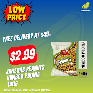 Jabsons Peanuts Nimboo Pudina 140g