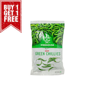 Frozen Green Chilli (Hot) 340g