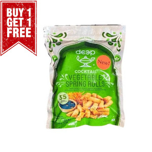 Deep Collection: Frozen Cocktail Vege Spring Roll 315g - 35 Spring Rolls (Deep)